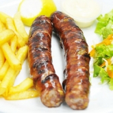 Serres Delivery Σουβλάκι ο Σώτος Μερίδα με Λουκάνικα