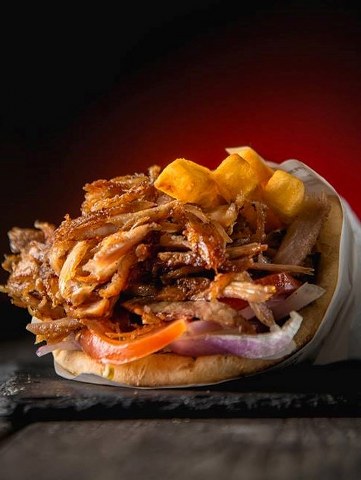 Serres Delivery Γύρο γύρο όλοι Σάντουιτς με Γύρο