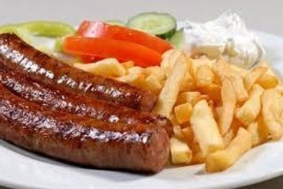Serres Delivery Masiseto Μερίδα με Λουκάνικο Πεπερόνε