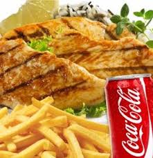 Serres Delivery Ντομάτα Σπιτικό Φαγητό Φιλέτο κοτόπουλο με πατάτες τηγανητές και αναψυκτικό