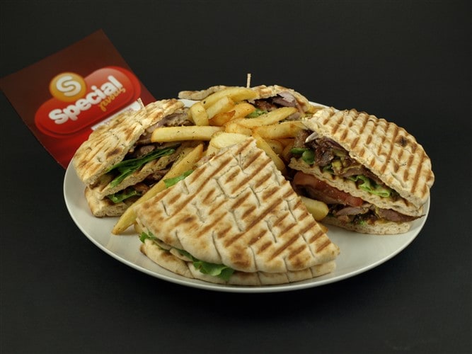 Serres Delivery Σπέσιαλ Club Γύρος χοιρινός