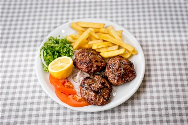 Serres Delivery Ο Βλάχος Μερίδα με Μπιφτέκι
